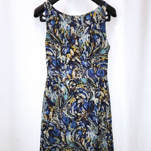 ANTHROPOLOGIE SILK OAK APPLE DRESS - Picture 4 of 8